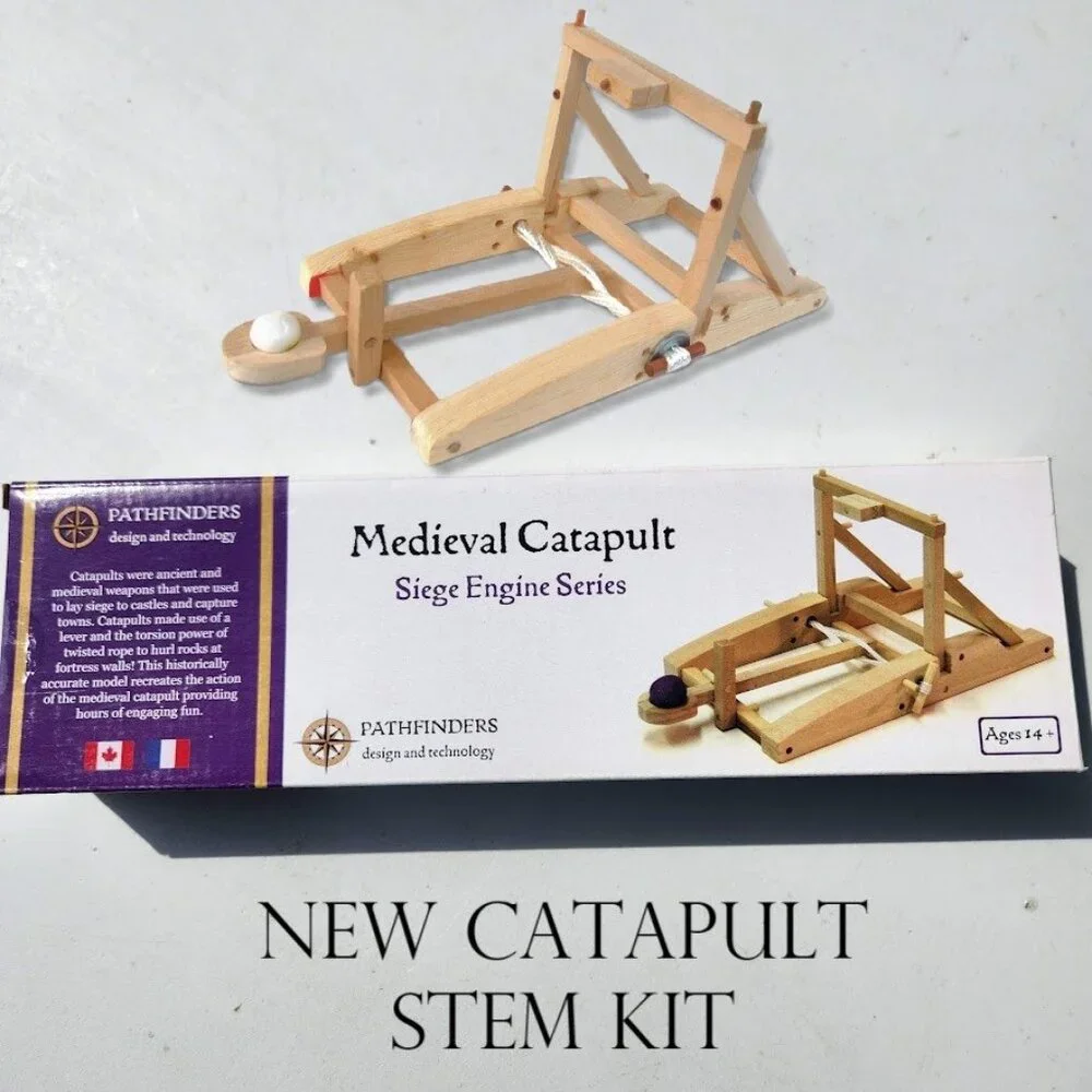 NEW Pathfinders Medieval Catapult Trebuchet Siege Engine Catapult Building Set K